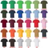 t shirt color chart - Psychonauts Shop